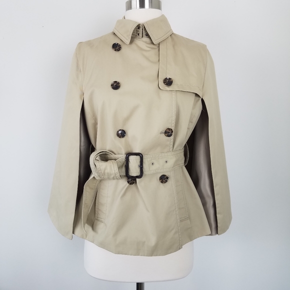 Banana Republic Water Resistant Trench Cape, SP - Picture 2 of 10